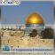 Galvanized light steel grade mosque dome with fiberglass roof