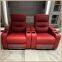 Villa living room leather electric sofa home theater electric multi-functional audio-visual room sofa combination