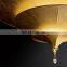 Classic Fortune  Icaro series indoor restaurant hotel indoor aisle foyer decorative metal industrial brass round chandelier