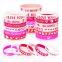 Wholesale European and American Holiday Party Simple LOVE Men and Women Couples Valentine's Day Custom Silicone Bracelets