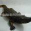 Polyresin garden animal decoration of crocodile statue