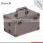 Hot Sale PVC Leather Jewelry Box Lockable Rolling Makeup Cosmetic Storage Case with Mirror