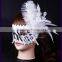 2015 new design feathers wholesale masquerade masks, party mask