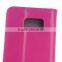 Crazy Horse Style PU leather wallet case for galaxy s6, For samsung s6 accessorie 5 colors optional mobile phone