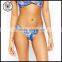 FULLER BUST Leaf Print Brazilian Bikini Bottom Summer Swim Suit