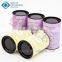 Luxury Decorative Handmade Biscuit Paper Tube with Tin Cover