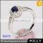 Guangzhou Silver Jewelry Factory Suply 925 China Jewelry Silver cz Engagemen Rings