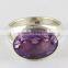 Secret !! Purple Amethyst 925 Sterling Silver Ring, Silver Jewellery India, Silver Jewellery Wholesaler
