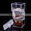 clear acrylic plastic drawers jewelry and cosmetics organizer