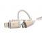Nylon Braided MFI 2-in-1 Cable for iPhone 6 MFI Cable