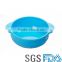 Wholesale portable humanized design children silicone bowl baby bowls with handles