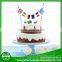 best selling custom design happy birthday cake decorative letter banner paper flag cake banner