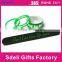 cheap custom silicone slap snap bracelet ruler for kids