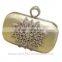 New Both Side Diamond Flower Crystal Evening Bag Clutch Bags Hot Styling Day Clutches Lady Wedding Purse