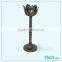 Vintage Long Stem Metal Church Candle Holder