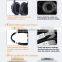 Heated earmuff retractable earphones for winter use