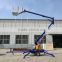 articulated trailer boom lift Building cleaning equipment self propelled boom lift,hydraulictelescopic boom lift tables,diesel