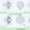 TLX series flexible quick release shaft hydraulic coupling ISO9001