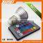 ShenZhen manufacturer IR remote control E27 3W 16 color LED light