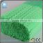 Thick diameter green color X profile / cross-section/ cross PP crimped synthetic fiber filament