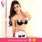 OEM Customized Black Breathable Cloth Mango Silicone Invisible Girls Bra
