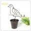 Handmade mini metal animal shape garden& indoor flower pot