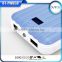 travel suitcase universal usb port portable power bank with display screen
