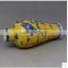 China antique dragon painting ceramic indoor yellow porcelain flower vase for colllection