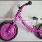 12inch European standard aluminum balance bike for 3 to 6 years old kids