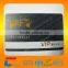 Gloden hot foil stamping plastic business cards