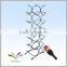 China supplier high quality wholesale durable attractive metal wire antique dinosaur wine bottle rack