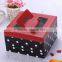2016 hot sale paper cake box,cake box with handle,cake box packages