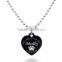 Low price dog tag pendant hot sales mens dog tag high quality black dog tags