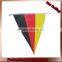 Lvming Cheap satin triangular flag,50*50*70cm fans bandana for advertising