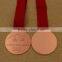 High quantity custom gold silver bronze triathlon medal