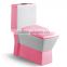 porcelain sanitary washdown colored toilet pink toilet 240