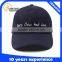 Custom High Quality 6 Panel Cap Baseball With 3D Embroidery Logo