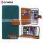 Retail packaging brand mercury colorful convas diary cover leather wallet phone case pouch with card slot for apple iphone 6