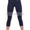 Fashionable top quality sexy dots print fitness yoga pants