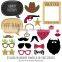 Adult Birthday - Silver - Photo Booth Props Kit - 20 Count