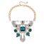 2015 Newest necklaces & pendants fashion costume chunky choker flower necklaces chain luxury statement jewelry women
