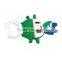 Menufacture Bottle Opener Pvc Rubber Green Beer Tools Creative gifts