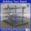 supermarket floor standing potato chips metal display rack