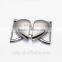 Heart Shape Interlocking Belt Buckle for Ladies Dress