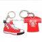 Fashion new style promotional cheap custom 3d soft pvc keychain