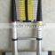 Made in Yongkang 3.8M/12.5ft Aluminum Extension Telescoping Ladder Heavy Duty Muliti Purpose Use A-type 330lbs
