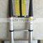 3.8M(15.5FT)/3.2M(12.5FT) EN131-6 telescopic ladder extension ladder with heavy duty 150kgs