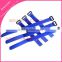 blue durable heavy duty Hook and loop cable wire strap