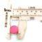 custom any size pink metal shank button cover button
