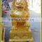 large brass lion